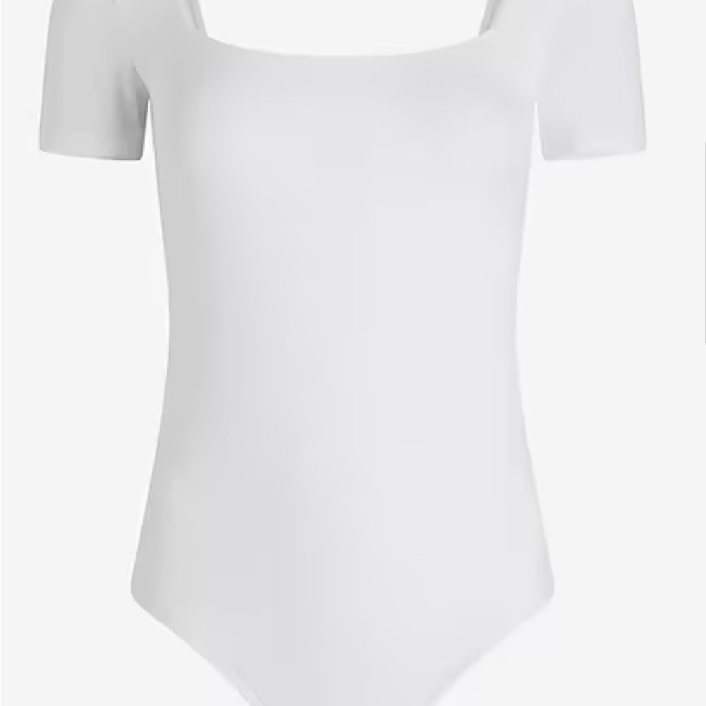 Body Contour Stretch Cotton Square Neck Bodysuit
